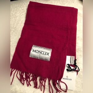 Moncler 100% Wool Sciarpa Scarf